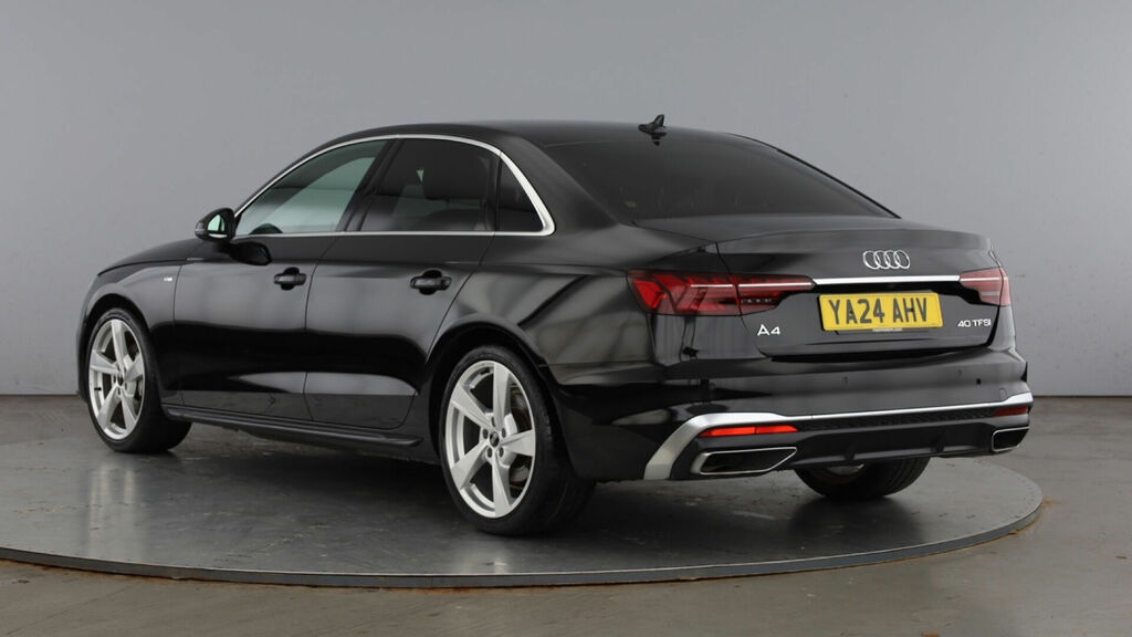 Audi A4 2.0 Tfsi 40 S Line S Tronic Euro 6 4-Door YA24AHV Black #3