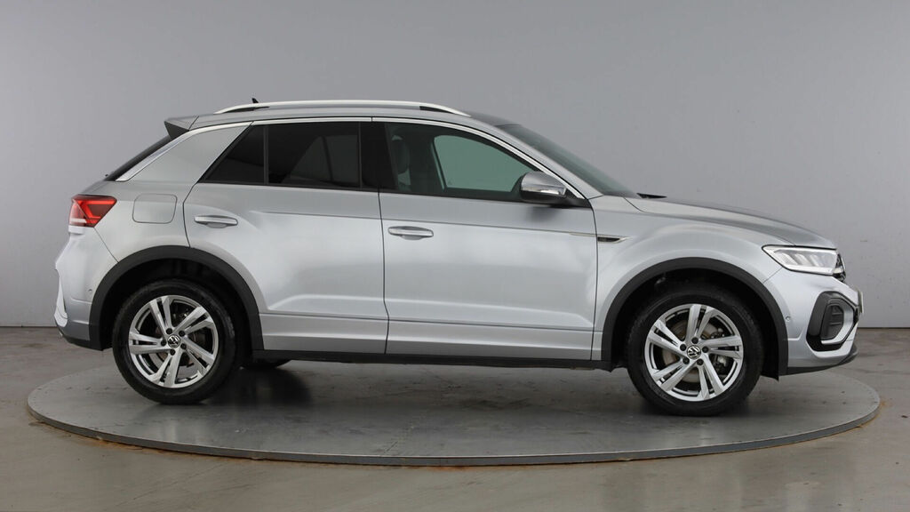 Volkswagen T-Roc 2.0 Tdi R-line Dsg Euro 6 5-Door KT25FZM Silver #4