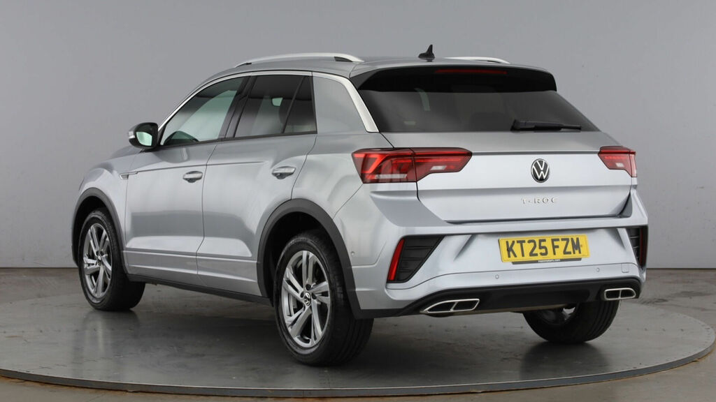 Volkswagen T-Roc 2.0 Tdi R-line Dsg Euro 6 5-Door KT25FZM Silver #3