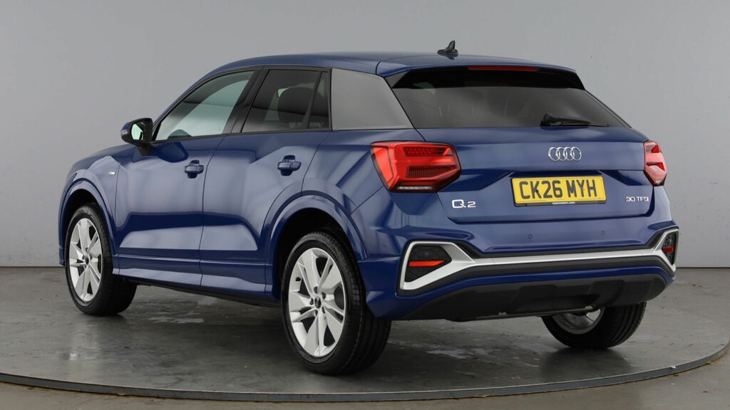Audi Q2 1.0 Tfsi 30 S Line Euro 6 5-Door CK26MYH Blue #3