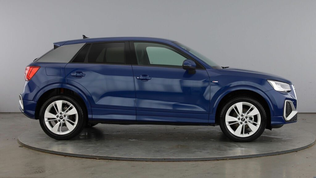Audi Q2 1.0 Tfsi 30 S Line Euro 6 5-Door CK26MYH Blue #4