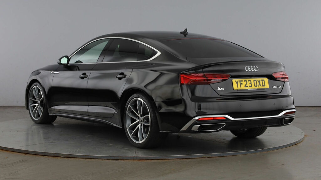 Audi A5 2.0 Tdi 35 S Line Sportback S Tronic Euro 6 5-Door Black #3