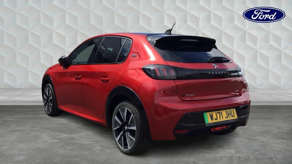 Peugeot e-208 50Kwh Gt Premium 5-Door Red #3