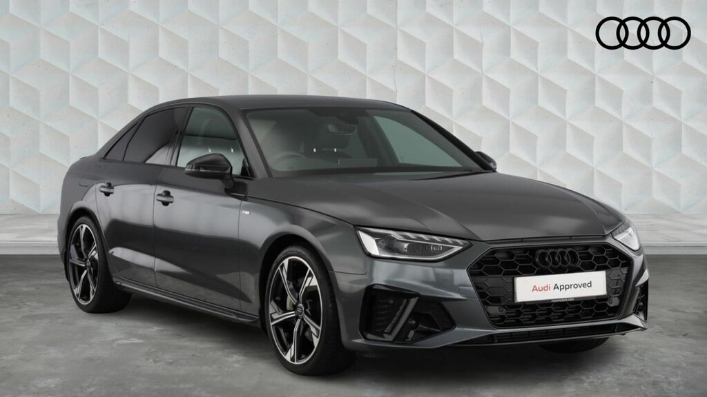 Audi A4 2.0 Tfsi 40 Black Edition S Tronic Euro 6 4-Door Grey