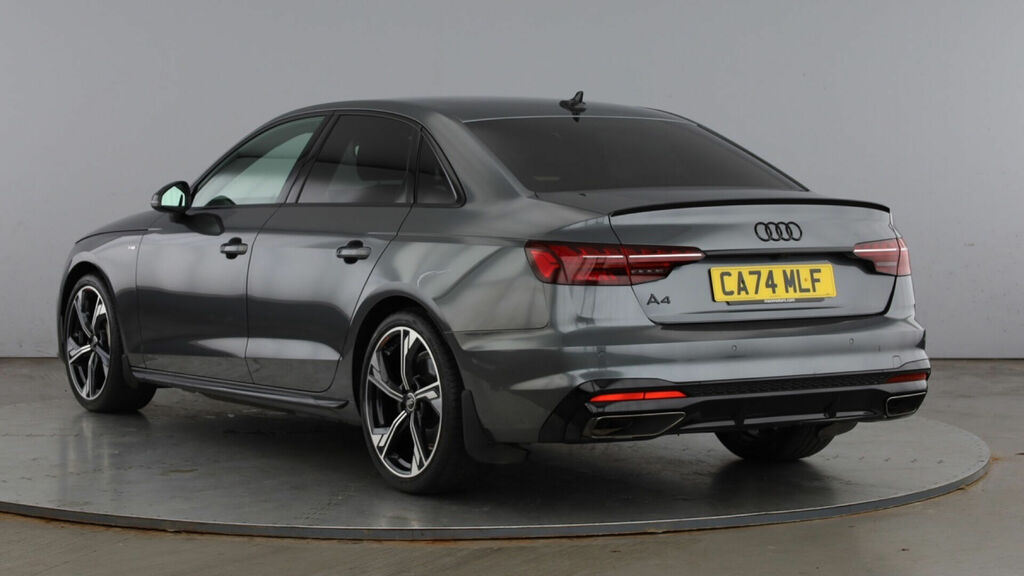 Audi A4 2.0 Tfsi 40 Black Edition S Tronic Euro 6 4-Door CA74MLF Grey #3