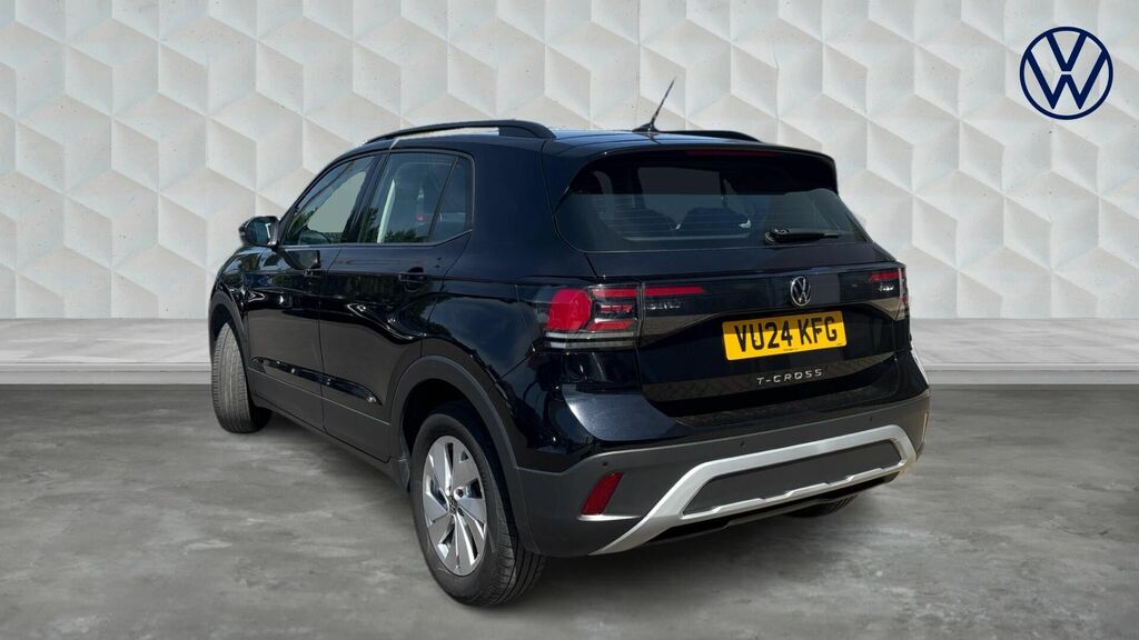 Volkswagen T-Cross 1.0 Tsi Life Euro 6 5-Door Black #3