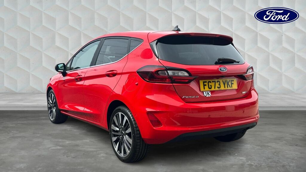 Ford Fiesta 1.0T Ecoboost Mhev Titanium X Euro 6 5-Door FG73YKF Red #3