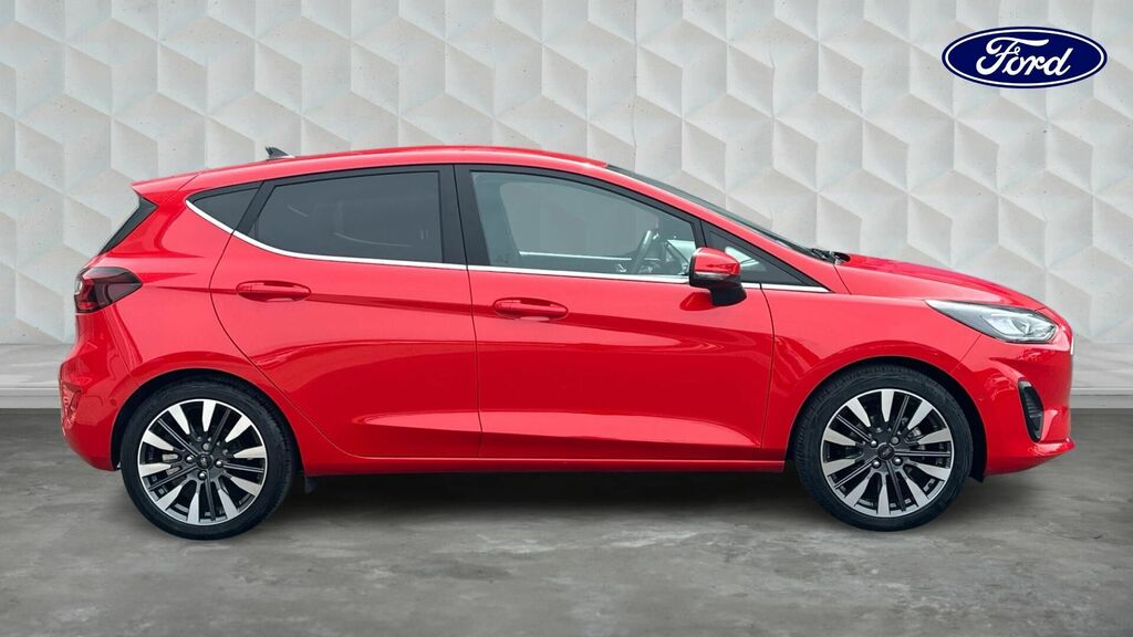 Ford Fiesta 1.0T Ecoboost Mhev Titanium X Euro 6 5-Door FG73YKF Red #4