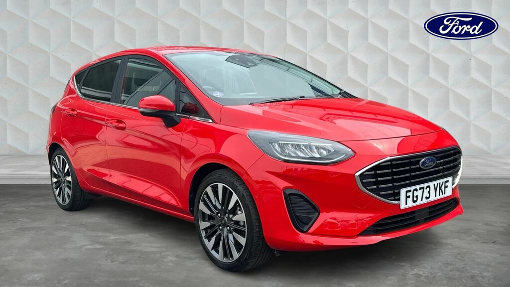 Ford Fiesta 1.0T Ecoboost Mhev Titanium X Euro 6 5-Door Red