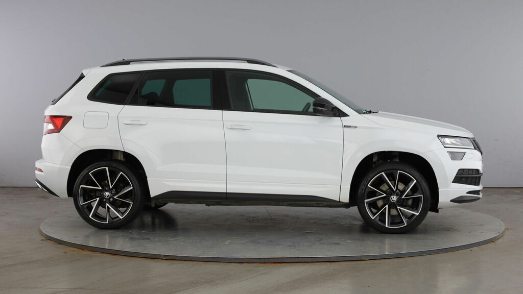 Skoda Karoq Tsi Act Sportline Euro 6 5-Door AY20WEW White #4