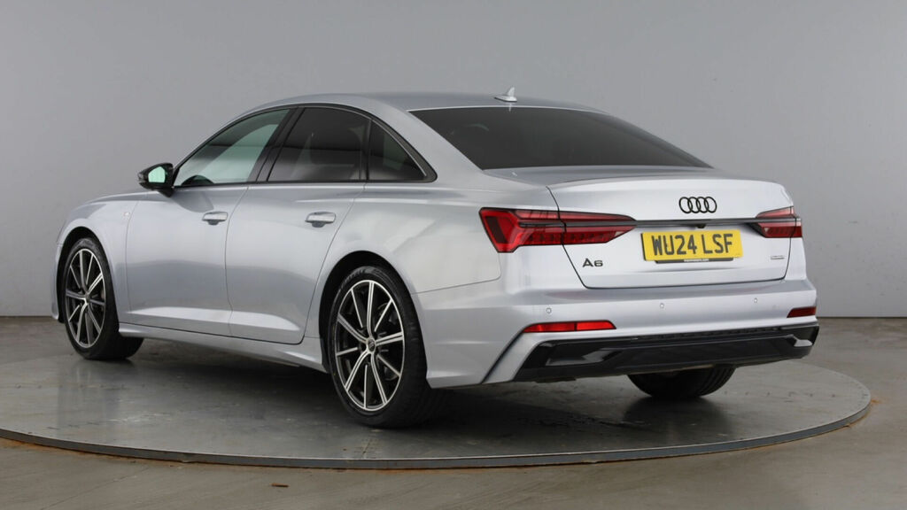 Audi A6 Saloon 2.0 Tdi 40 Black Edition S Tronic Quattro Euro 6 4 WU24LSF Silver #3