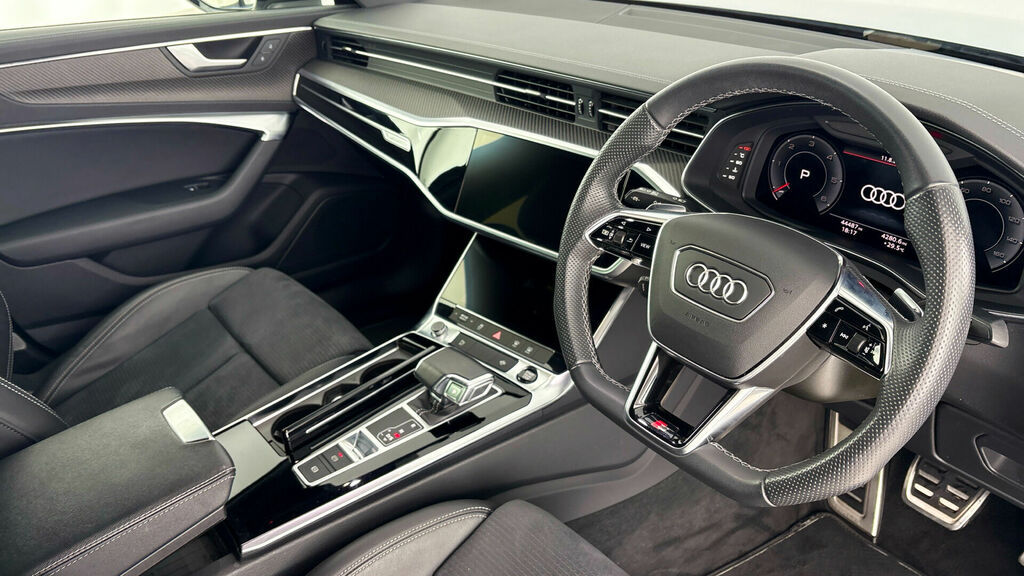 Audi A6 Saloon 2.0 Tdi 40 Black Edition S Tronic Quattro Euro 6 4 WU24LSF Silver #6