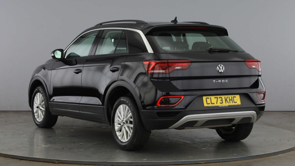 Volkswagen T-Roc Tsi Life Euro 6 5-Door CL73KHC Black #3
