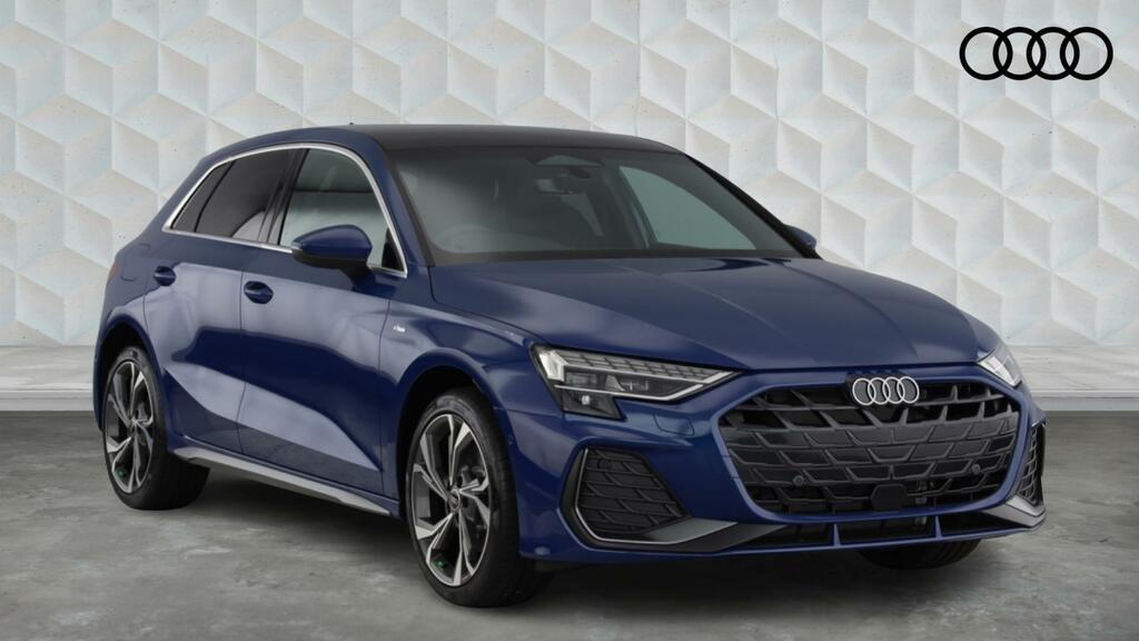 Audi A3 Sportback S Line Tfsi E 204 Ps S Tronic Blue
