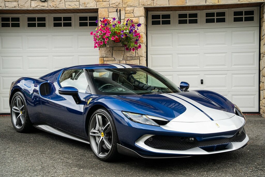 Ferrari 296 GTB 3.0T V6 7.45Kwh Coupe Plug-in Hybrid F1 Blue #2