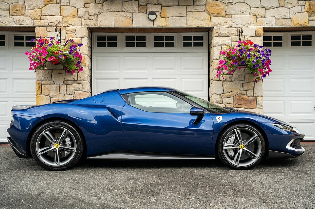 Ferrari 296 GTB 3.0T V6 7.45Kwh Coupe Plug-in Hybrid F1 Blue #4