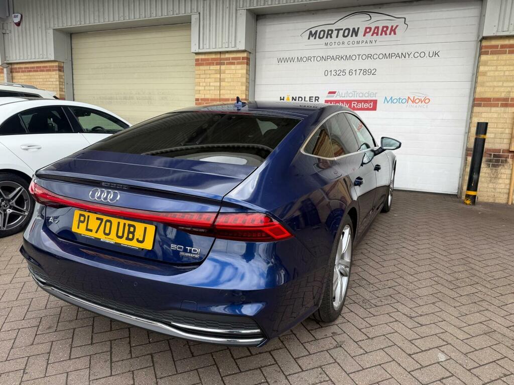 Audi A7 Hatchback 3.0 Tdi V6 50 S Line Sportback Tiptronic PL70UBJ Blue #6