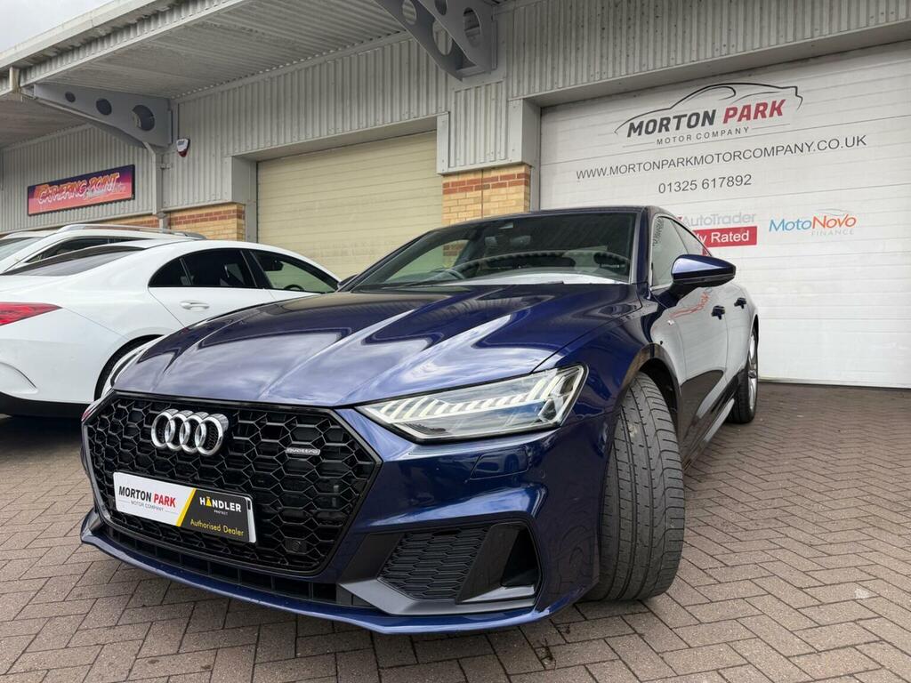 Audi A7 Hatchback 3.0 Tdi V6 50 S Line Sportback Tiptronic PL70UBJ Blue #3