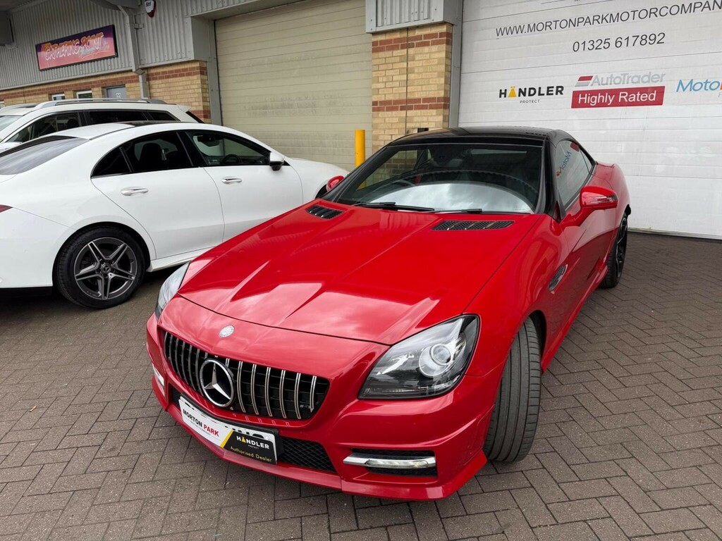 Mercedes-Benz SLK Convertible 2.1 Slk250 Cdi Blueefficiency Amg Spor DL62UNS Red #2