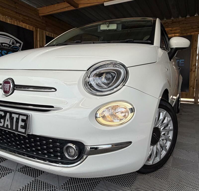 Fiat 500 1.2 Lounge Dualogic Euro 6 Ss White #6