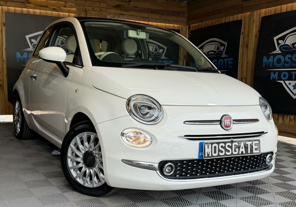 Fiat 500 1.2 Lounge Dualogic Euro 6 Ss White