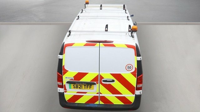 Mercedes-Benz eVito Evito 41Kwh 115 L2h1 Progressive Lwb Low Roof Fwd White #8