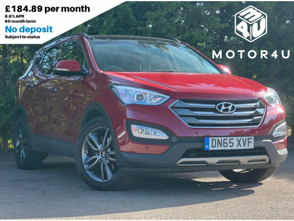Hyundai Santa Fe Crdi Premium Se Red