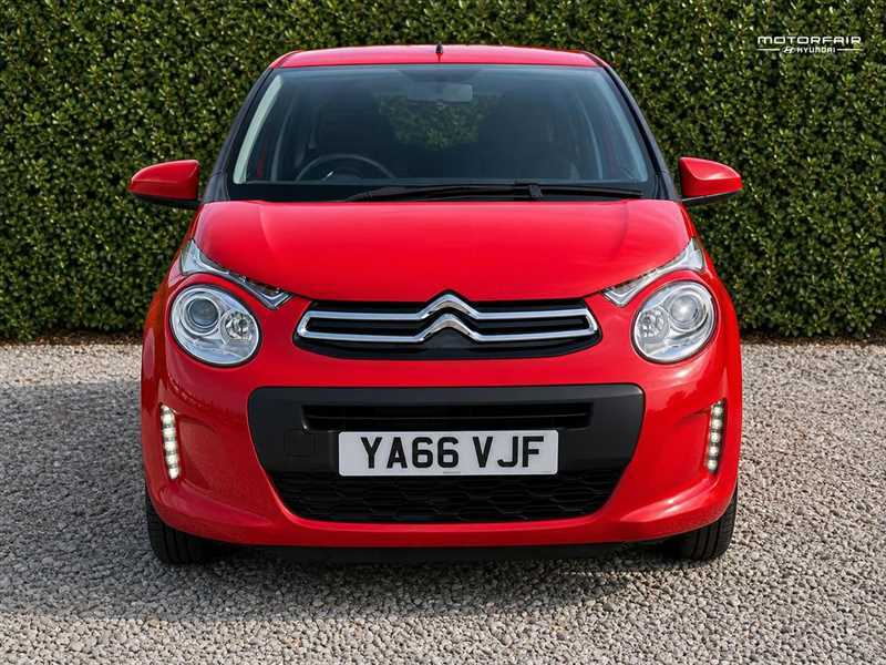 Citroen C1 1.0 Vti Feel Hatchback Euro 6 6 YA66VJF Red #2