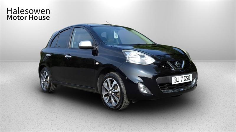 Nissan Micra 1.2 N-tec Hatchback Euro 6 80 P Black #2