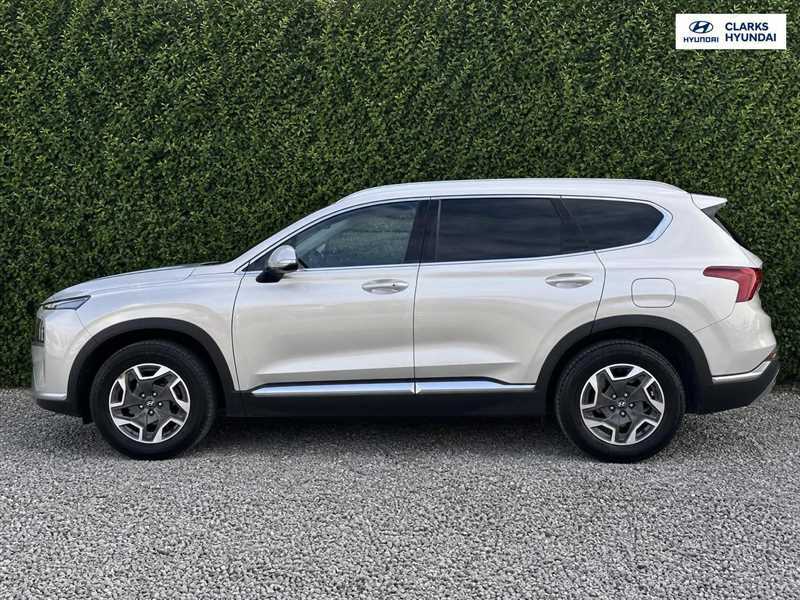 Hyundai Santa Fe 1.6 H T-gdi Premium Suv Hybrid 4Wd WO72OTP Silver #4