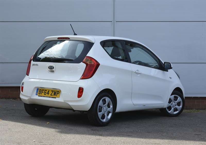 Kia Picanto 1.0 1 Hatchback Euro 5 68 Bhp White #6