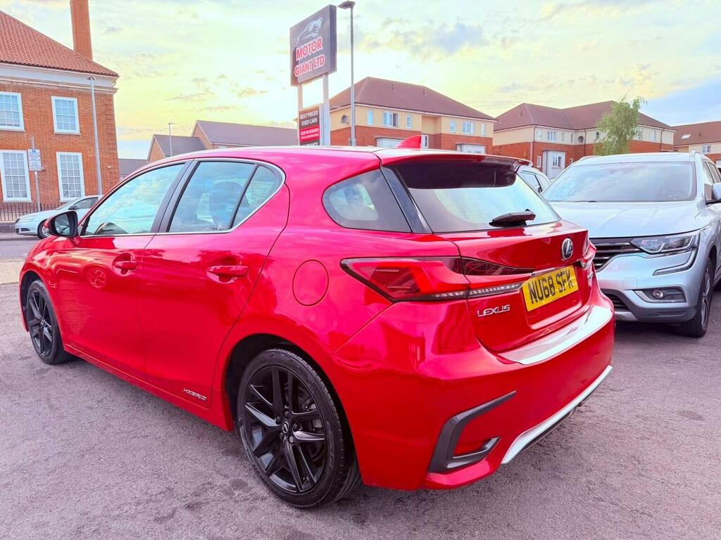 Lexus CT 1.8 200H E-cvt Euro 6 Ss Red #4