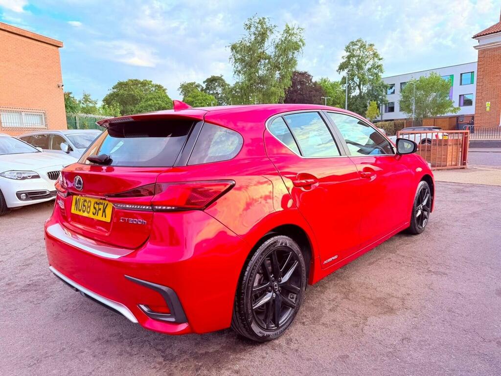 Lexus CT 1.8 200H E-cvt Euro 6 Ss Red #5