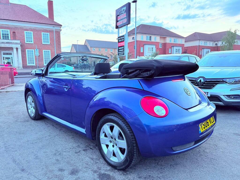 Volkswagen Beetle 1.6 Luna Cabriolet Euro 4 Blue #4