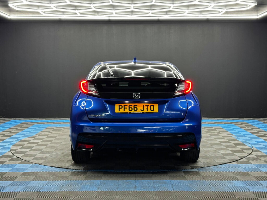 Honda Civic 1.8 I-vtec Se Plus Navi Euro 6 Blue #6