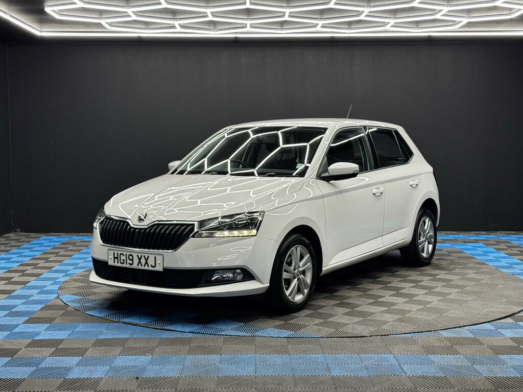 Skoda Fabia 1.0 Se Euro 6 Ss White #3