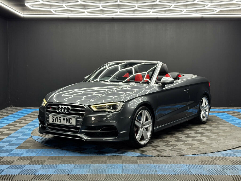 Audi S3 2.0 Tfsi Cabriolet S Tronic Quattro Euro 6 Ss 2 SY15YMC Grey #3
