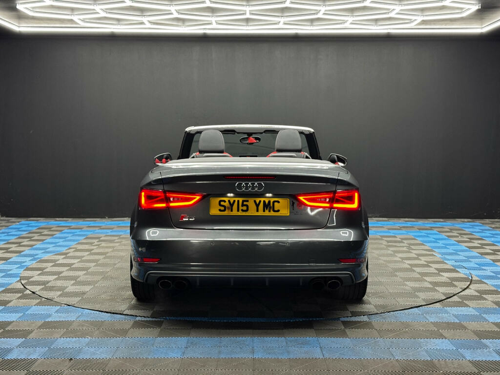 Audi S3 2.0 Tfsi Cabriolet S Tronic Quattro Euro 6 Ss 2 SY15YMC Grey #6
