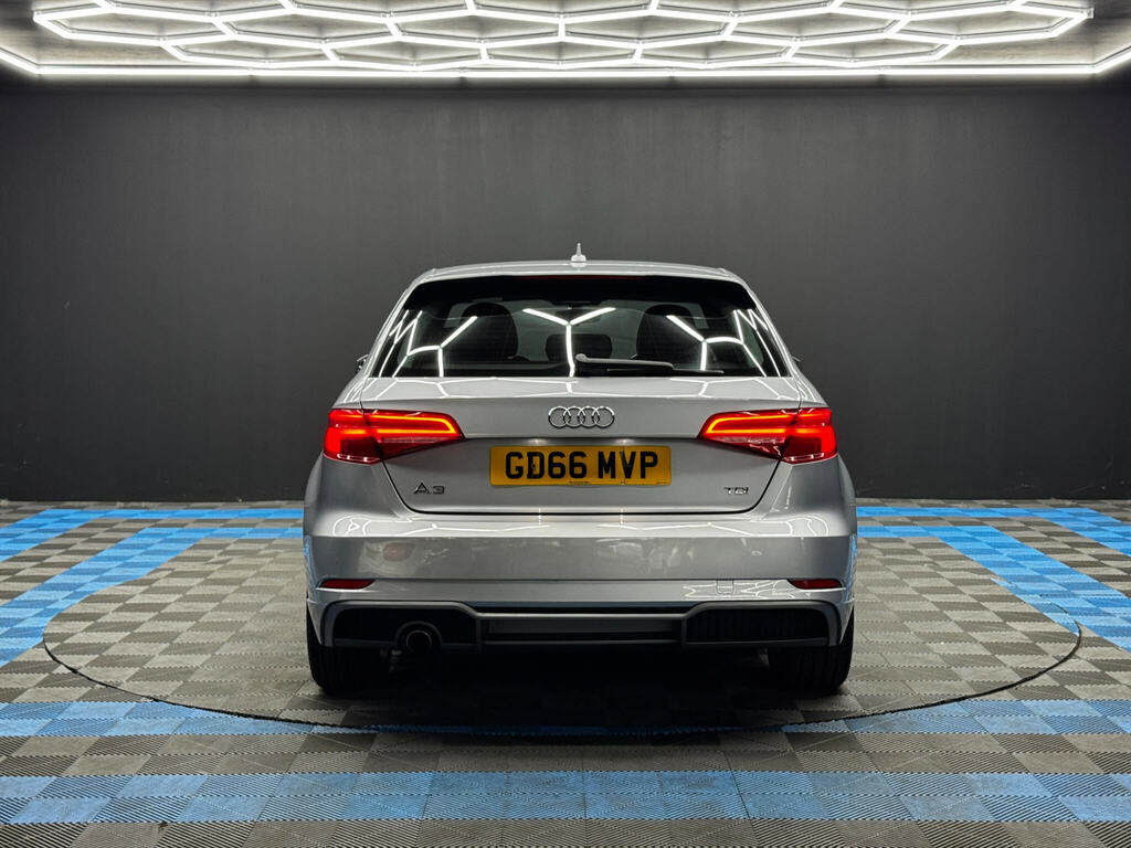 Audi A3 1.6 Tdi S Line Sportback Euro 6 Ss GD66MVP Silver #6