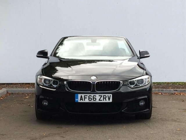 BMW 4 Series 2016 2.0 420D M Sport Convertible Black #3