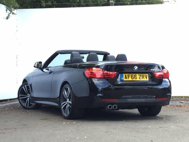 BMW 4 Series 2016 2.0 420D M Sport Convertible Black #4
