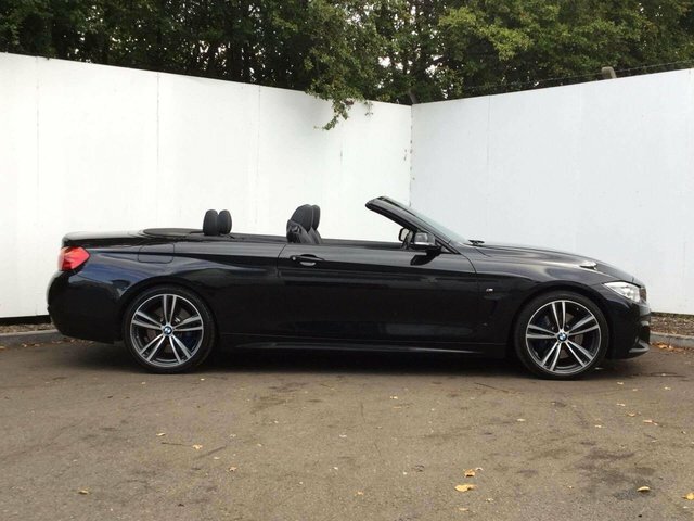 BMW 4 Series 2016 2.0 420D M Sport Convertible Black #2