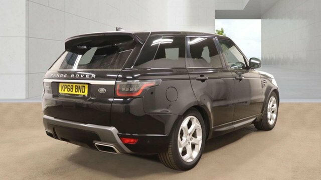 Land Rover Range Rover Sport 2018 3.0 Sd V6 Hse Suv 4Wd Euro 6 KP68BND Black #4