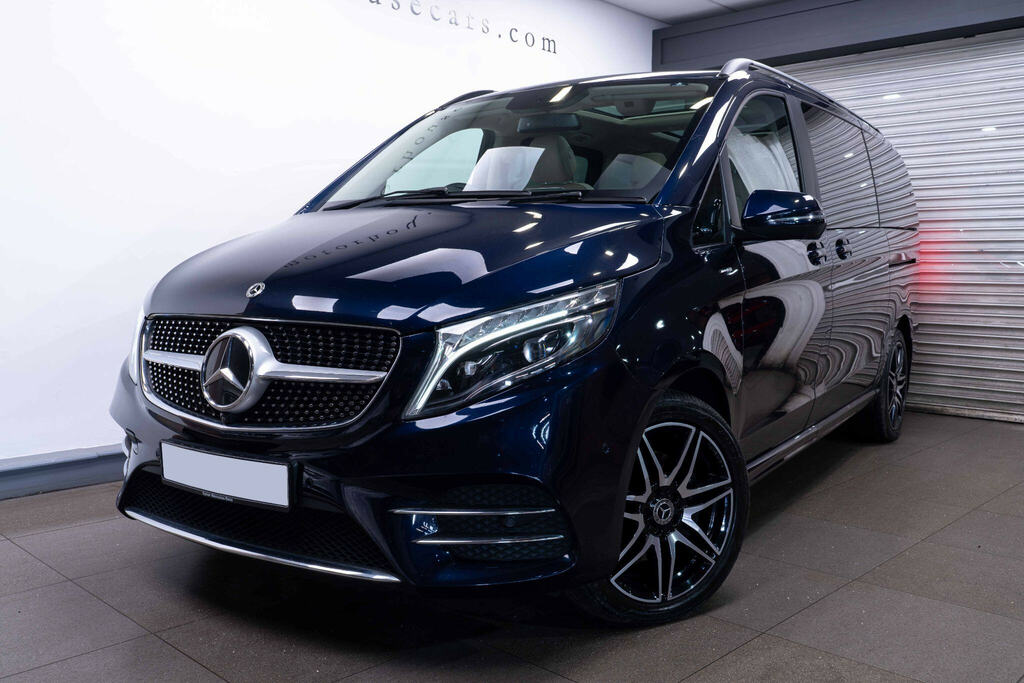 Mercedes-Benz V Class 2.0 V300d Amg Line G-tronic Euro 6 Ss Lwb Blue #5