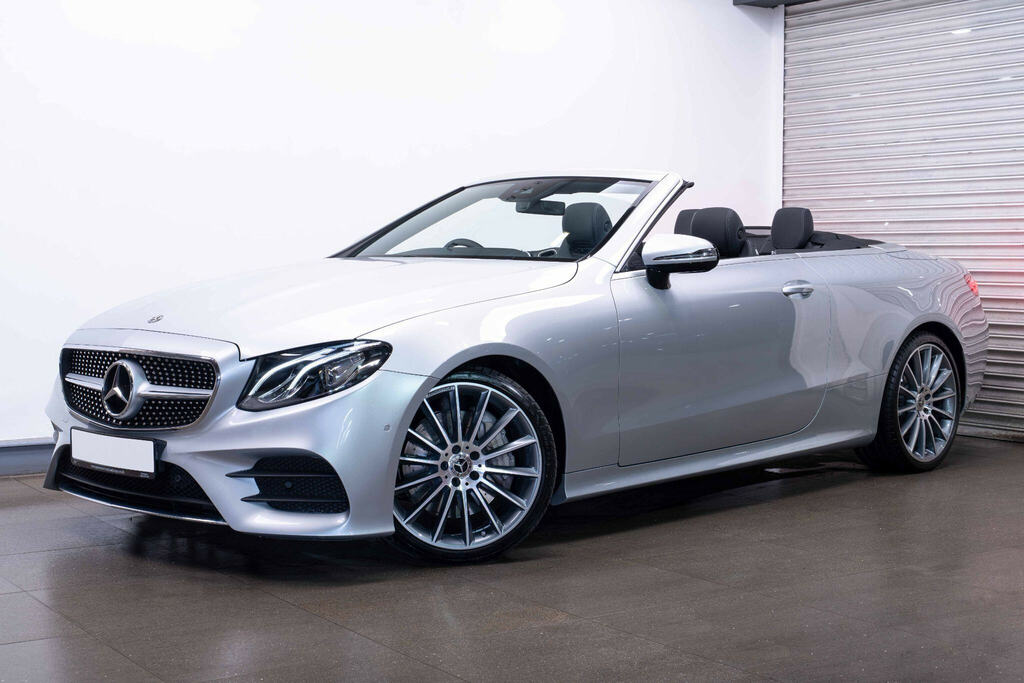 Mercedes-Benz E Class 2.0 E300 Amg Line Cabriolet G-tronic Euro 6 Ss Silver