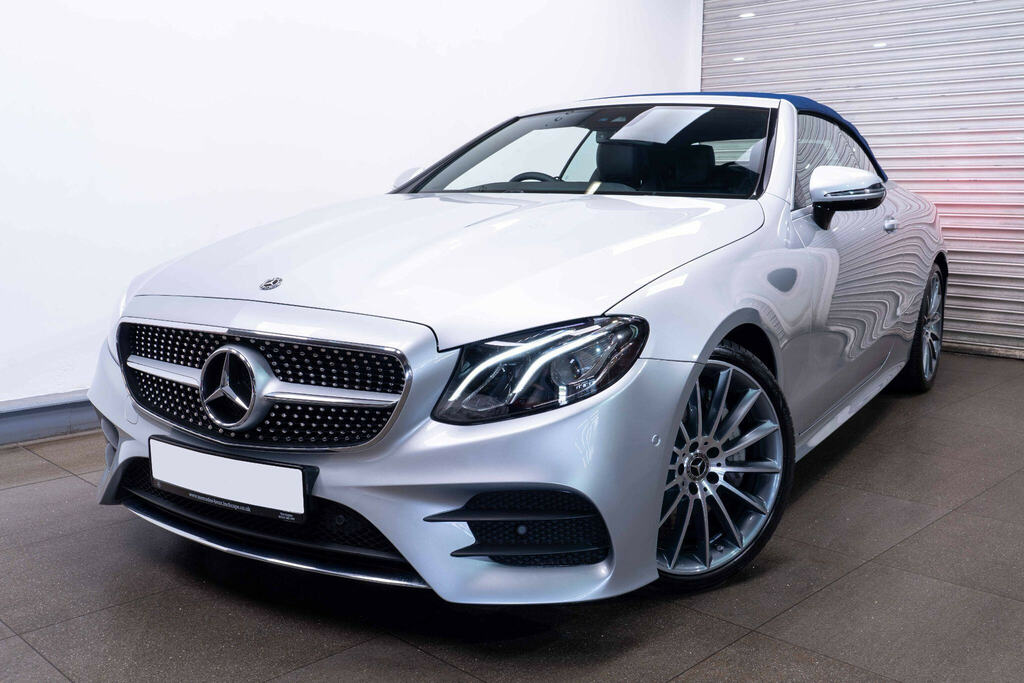 Mercedes-Benz E Class 2.0 E300 Amg Line Cabriolet G-tronic Euro 6 Ss Silver #4