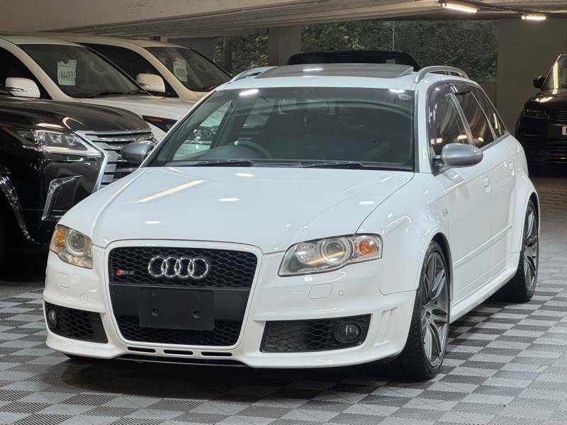 Audi RS4 Avant 4.2 Estate Quattro 326 Gkm, 41 WUA187 White #6