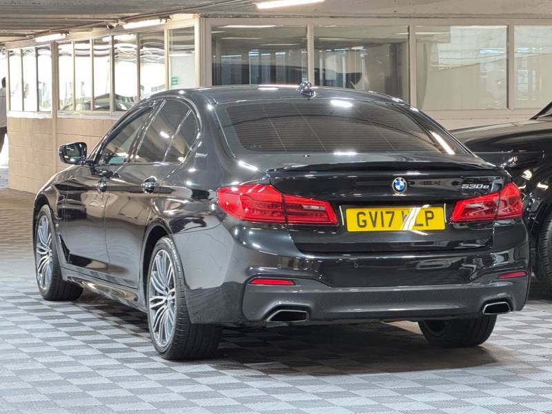 BMW 5 Series 530E M Sport Black #3
