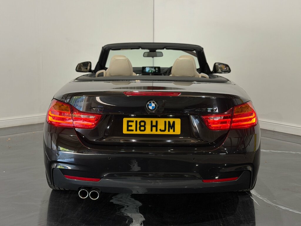 BMW 4 Series 3.0 435D M Sport Convertible Xdriv Black #5