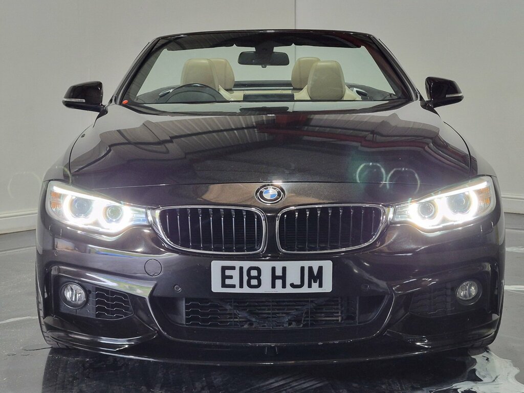 BMW 4 Series 3.0 435D M Sport Convertible Xdriv E18HJM Black #6